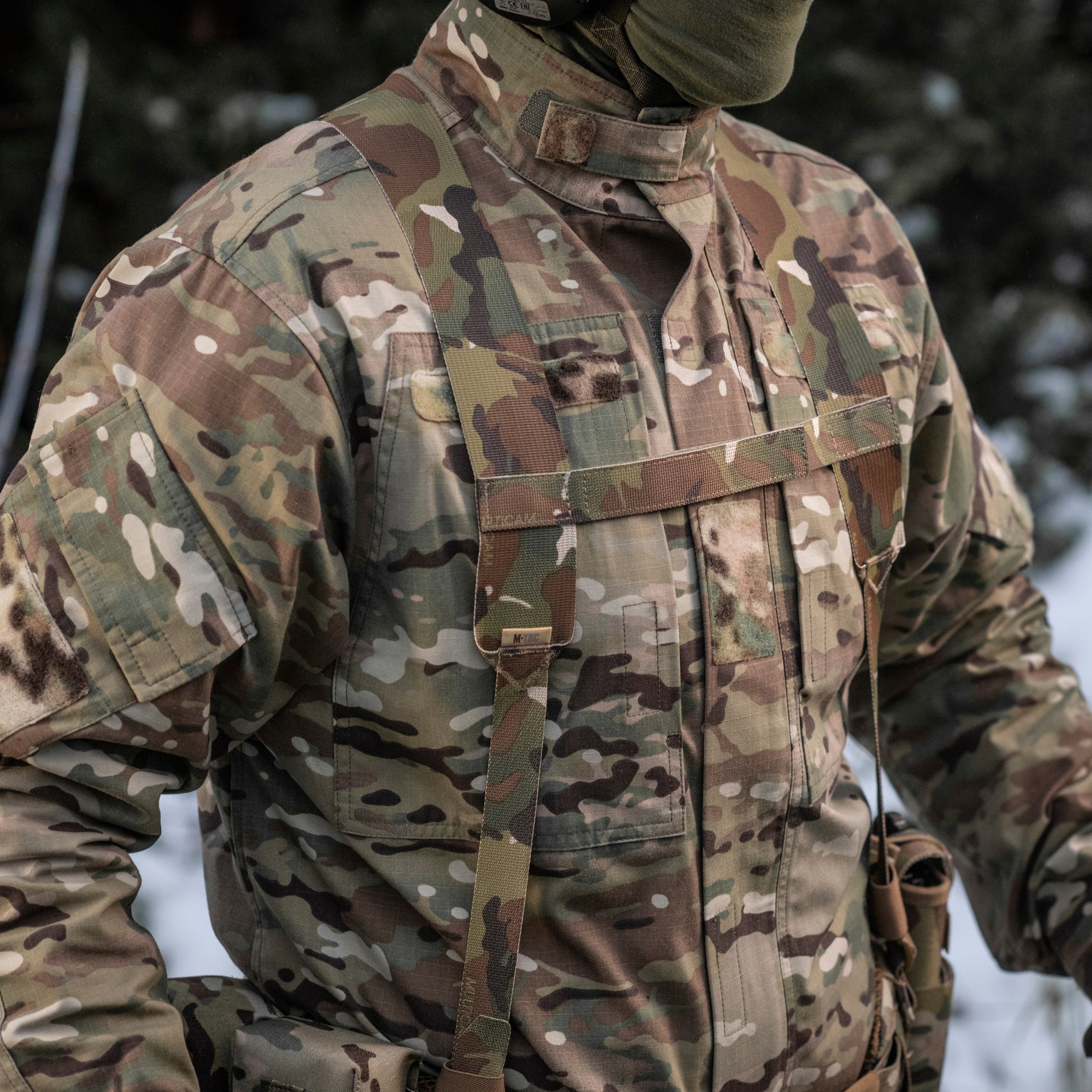 M-Tac ремені плечові для тактичного пояса Elite Multicam