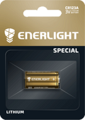 Батарейка літієва ENERLIGHT Lithium ndustrial CR123A, 3V, bli 1