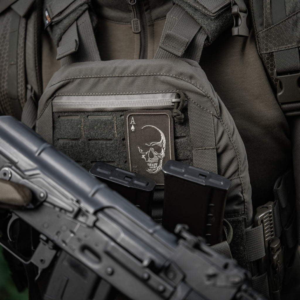 M-Tac нашивка Face of war (вишивка) Ranger Green