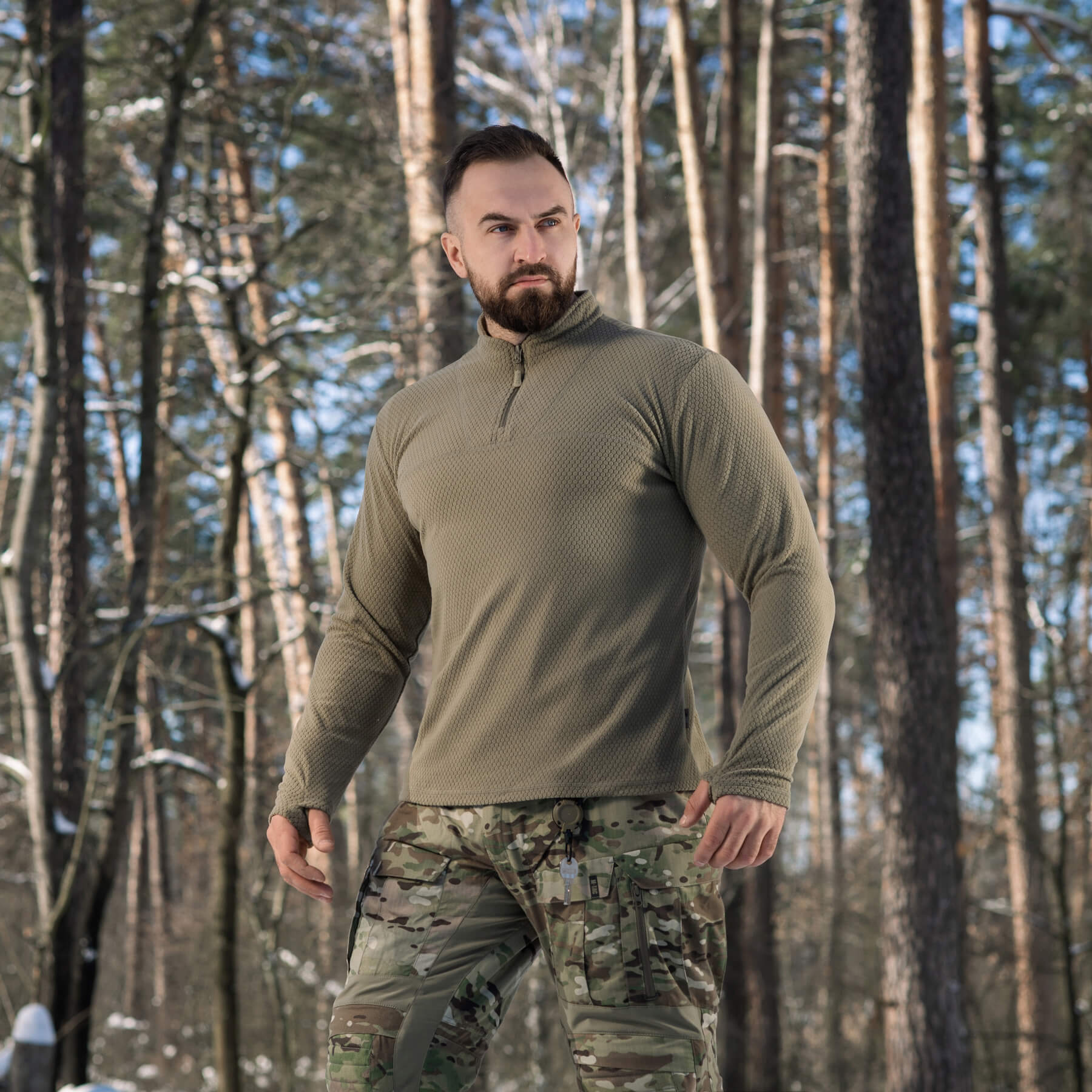 M-Tac термосорочка фліс Delta Level 2 Hex Tan