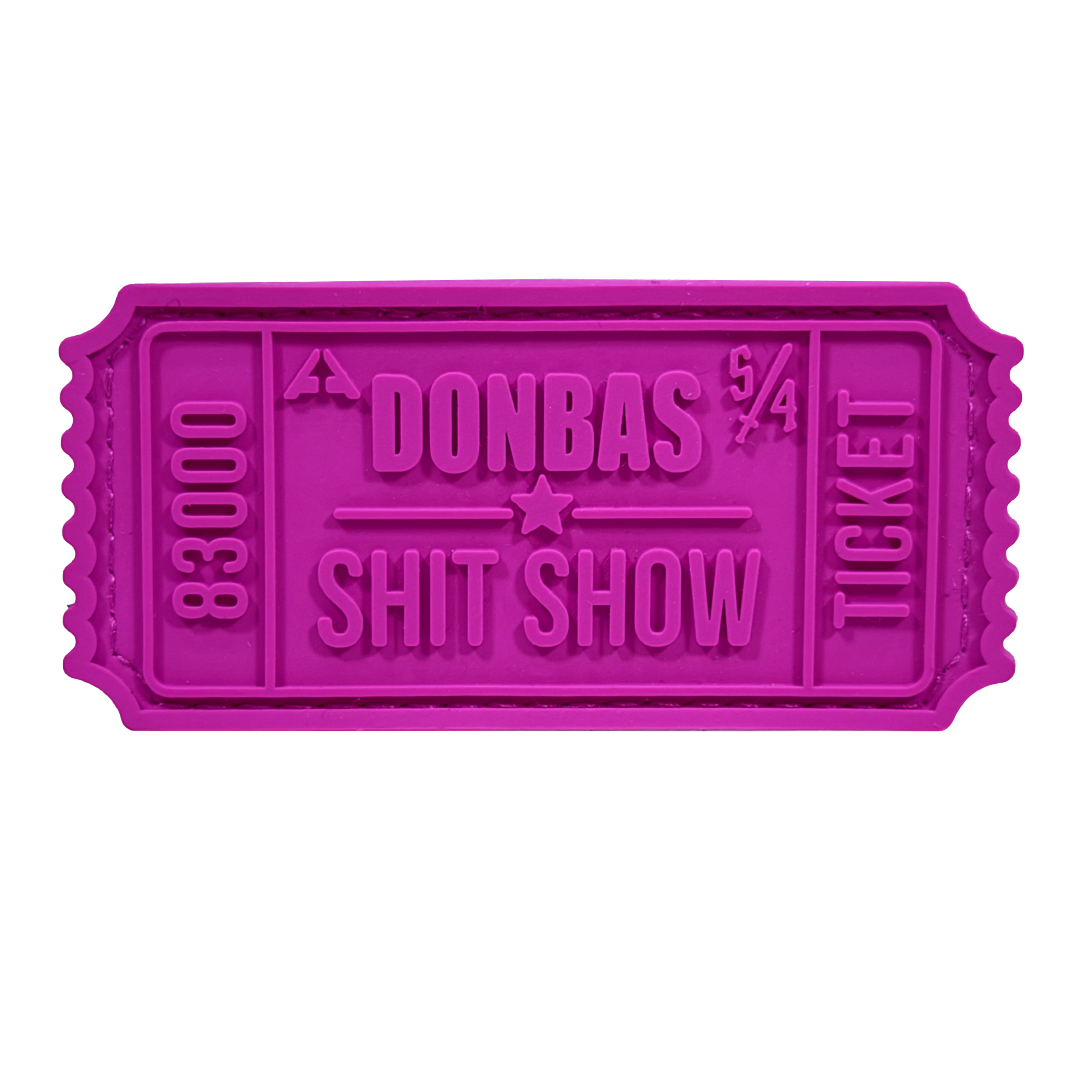 ПАТЧ БІЛЕТ DONBAS SHIT SHOW V2 FULL PINK