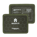 Бокові бронеплити 6 класу Bronyx (комплект) НВМПЕ + SiC 20 × 15 см