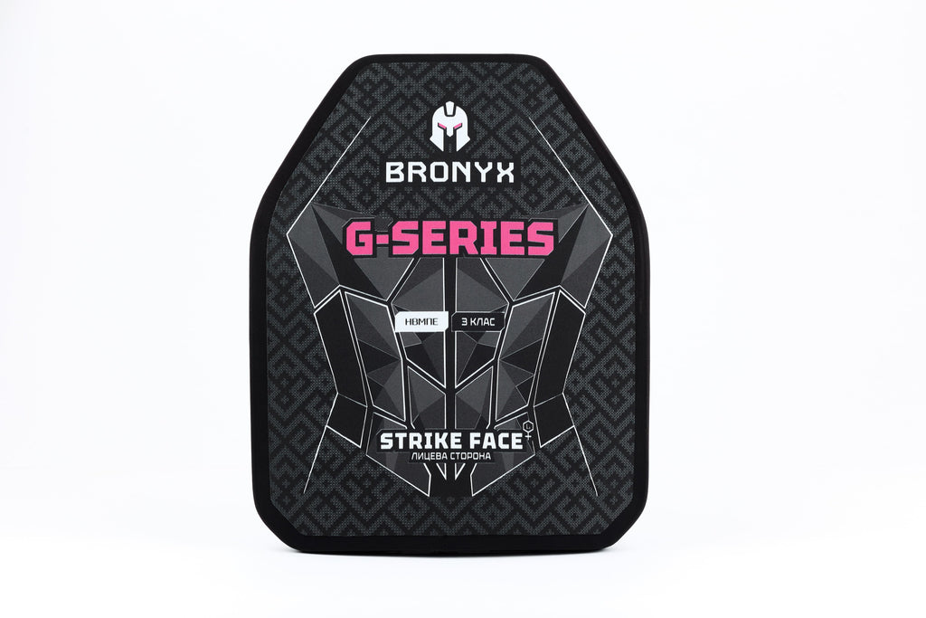 Бронеплити BRONYX G-Series (передня та задня) 3 клас захисту ДСТУ НВМПЕ Shooter's Cut (L/28x32)