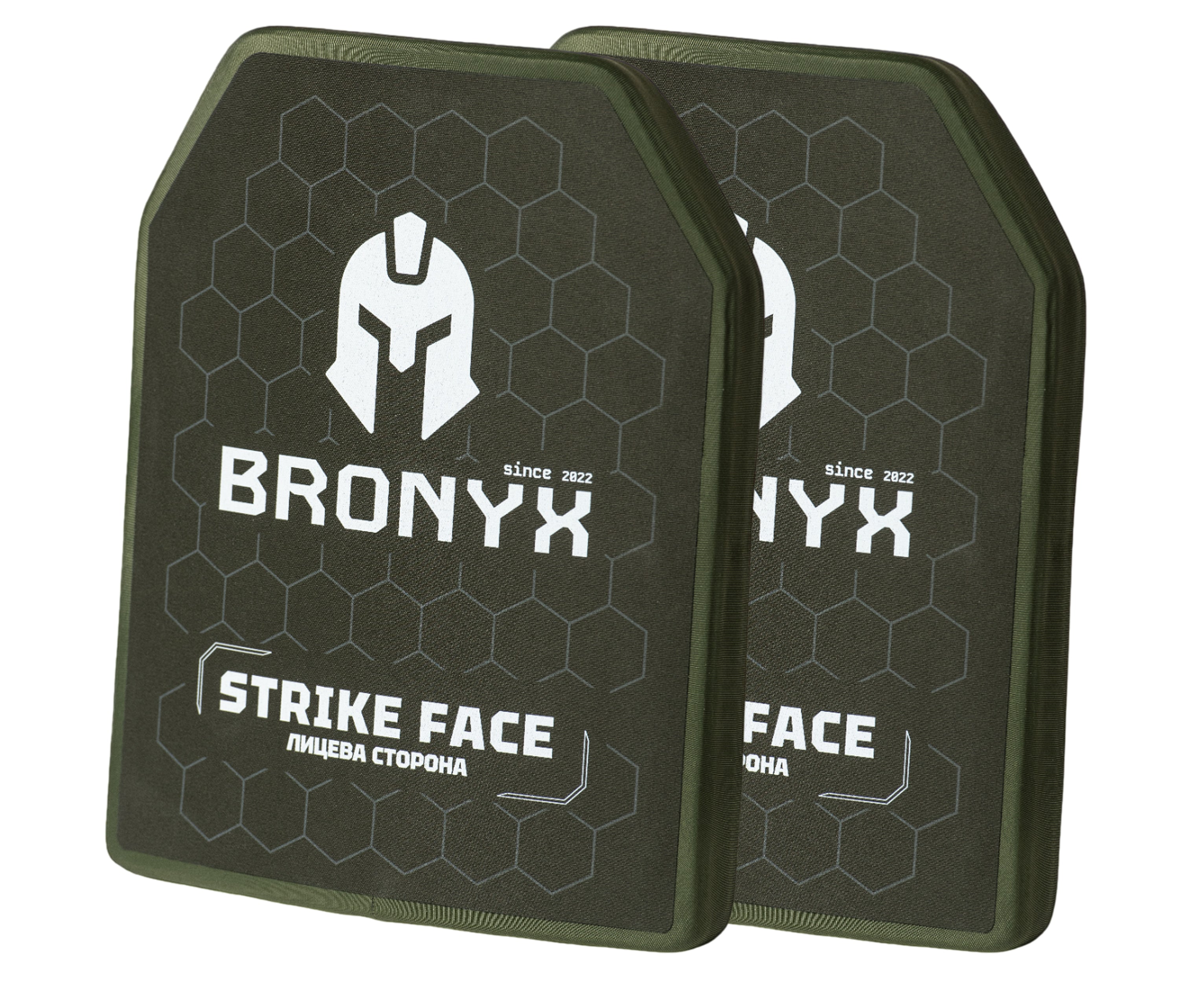 Бронеплити CAP6-M (2.9 кг) (6 клас) BRONYX 250*300 (одна площина) 2шт