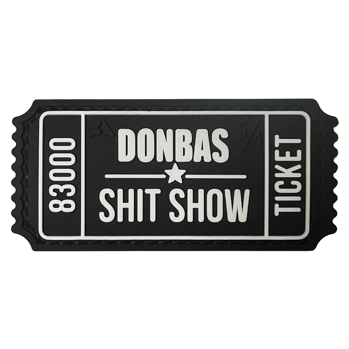 ПАТЧ БІЛЕТ DONBAS SHIT SHOW WHITE/BLACK А.Т.А.К.А. X SANCHI