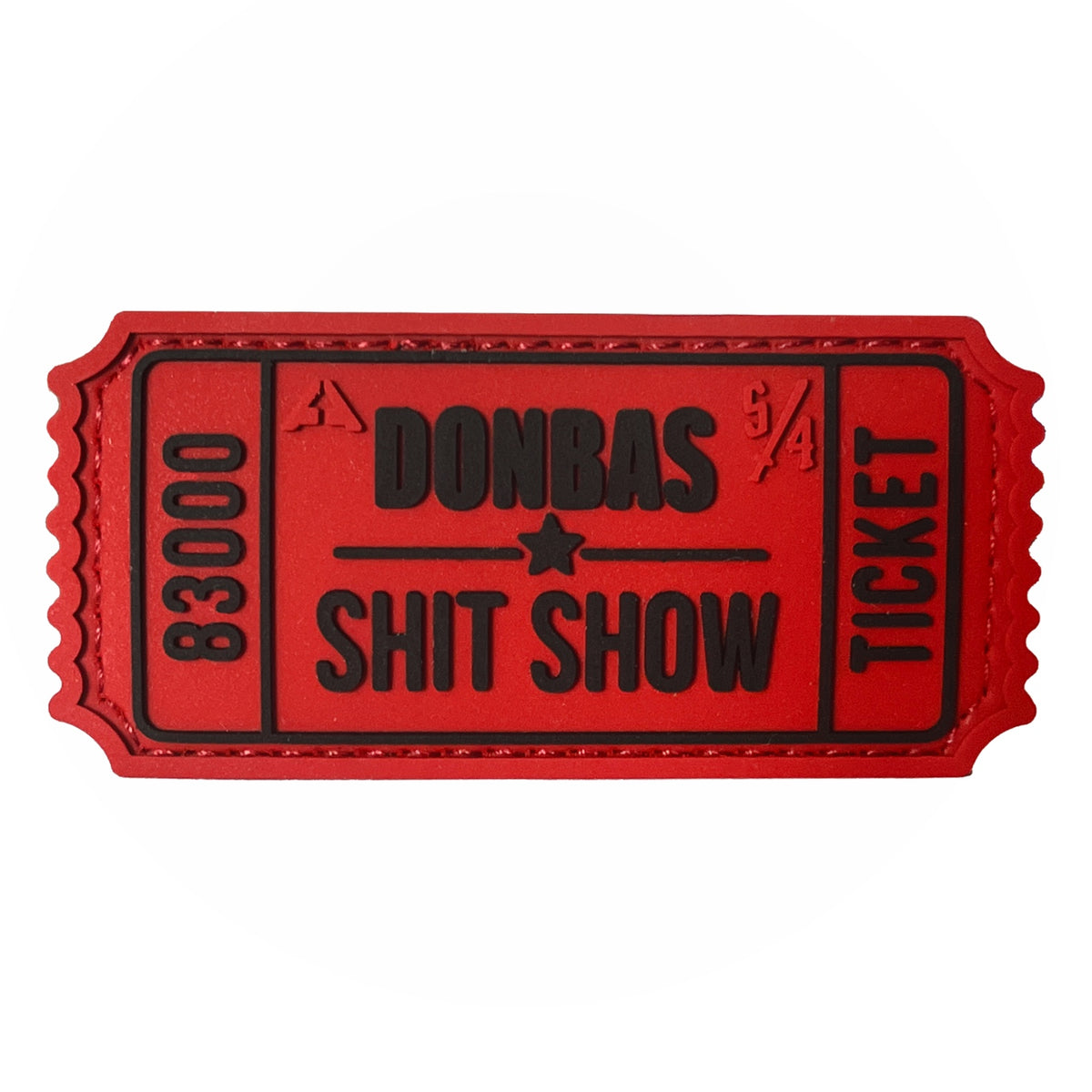 ПАТЧ БІЛЕТ DONBAS SHIT SHOW RED А.Т.А.К.А. X SANCHI