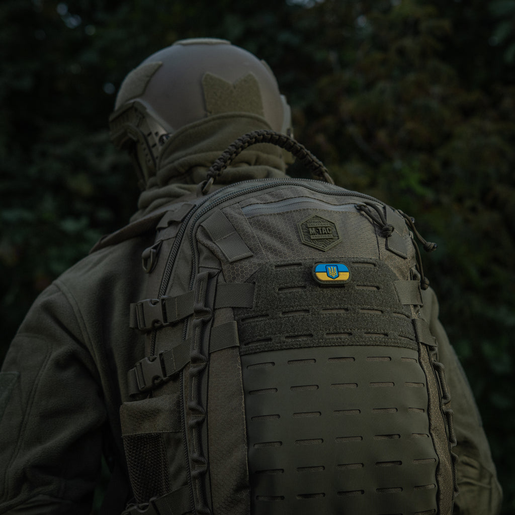 M-Tac MOLLE Patch Прапор України з гербом PVC Full Color/Ranger Green