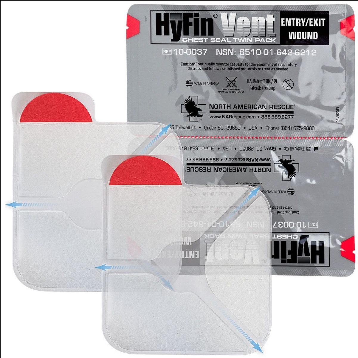 HYFIN Vent оклюзійна наліпка (з клапаном)
