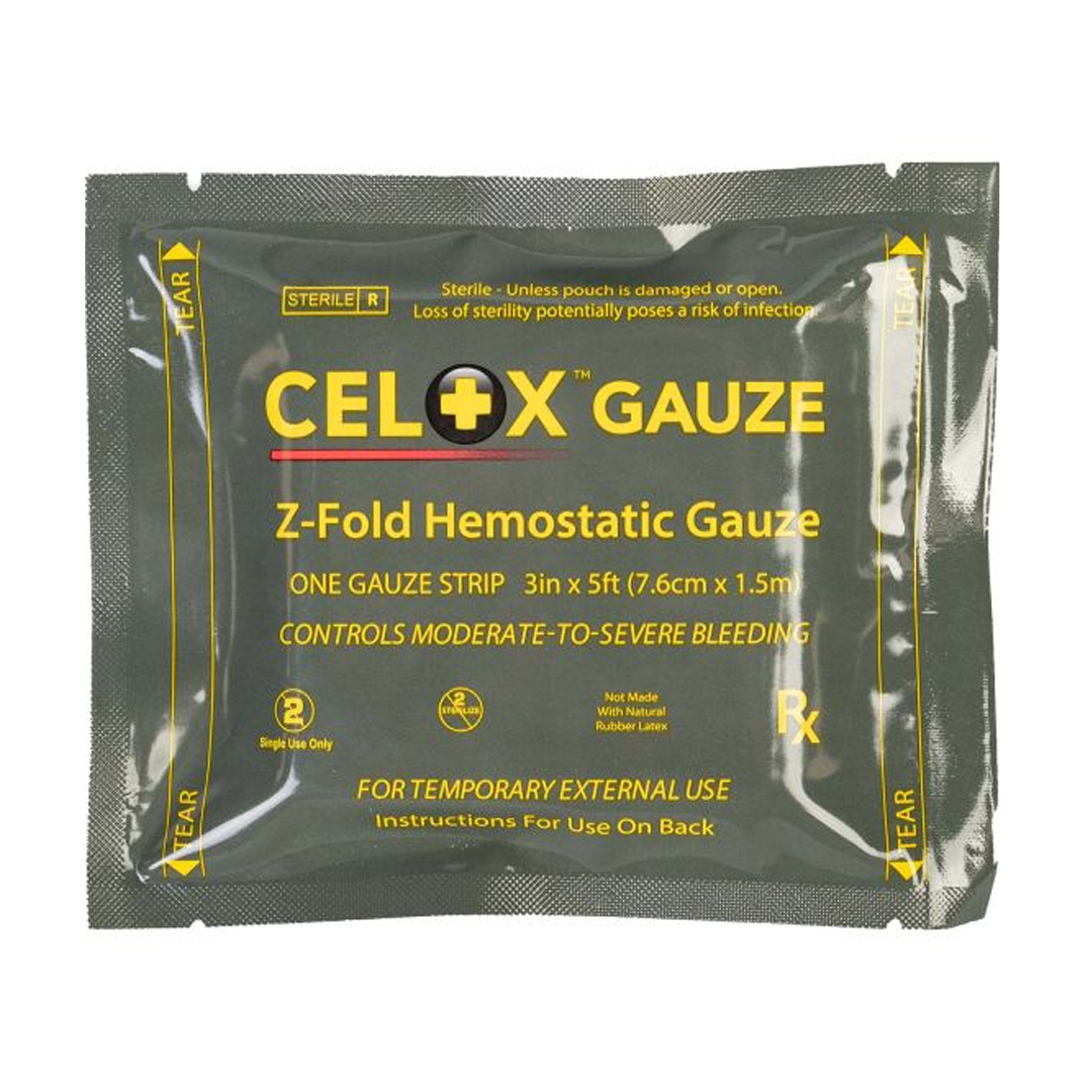 Гемостатический бинт СеІох Gauze Z-Fold 7,6 см × 1,5 м