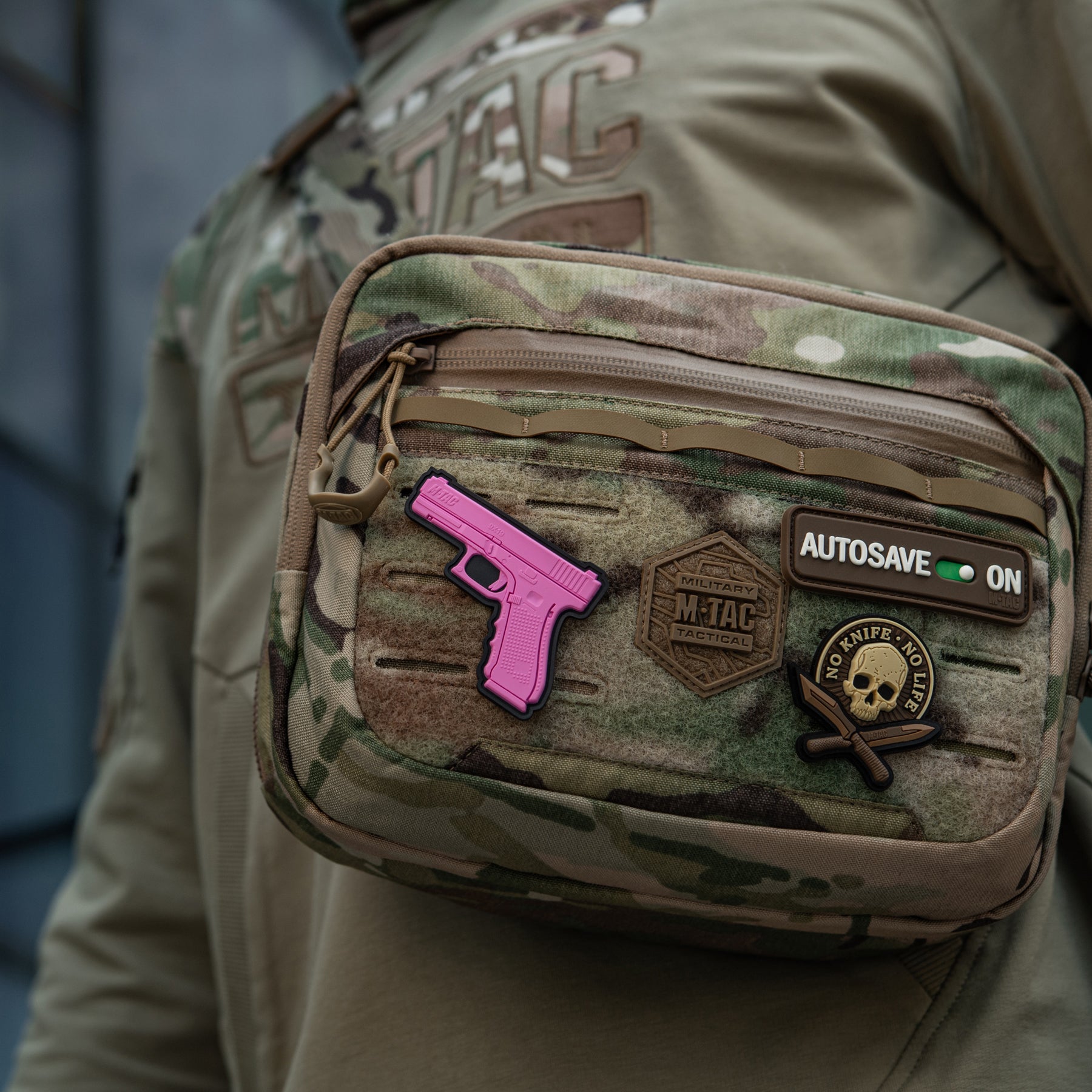 M-Tac нашивка Glock Pink