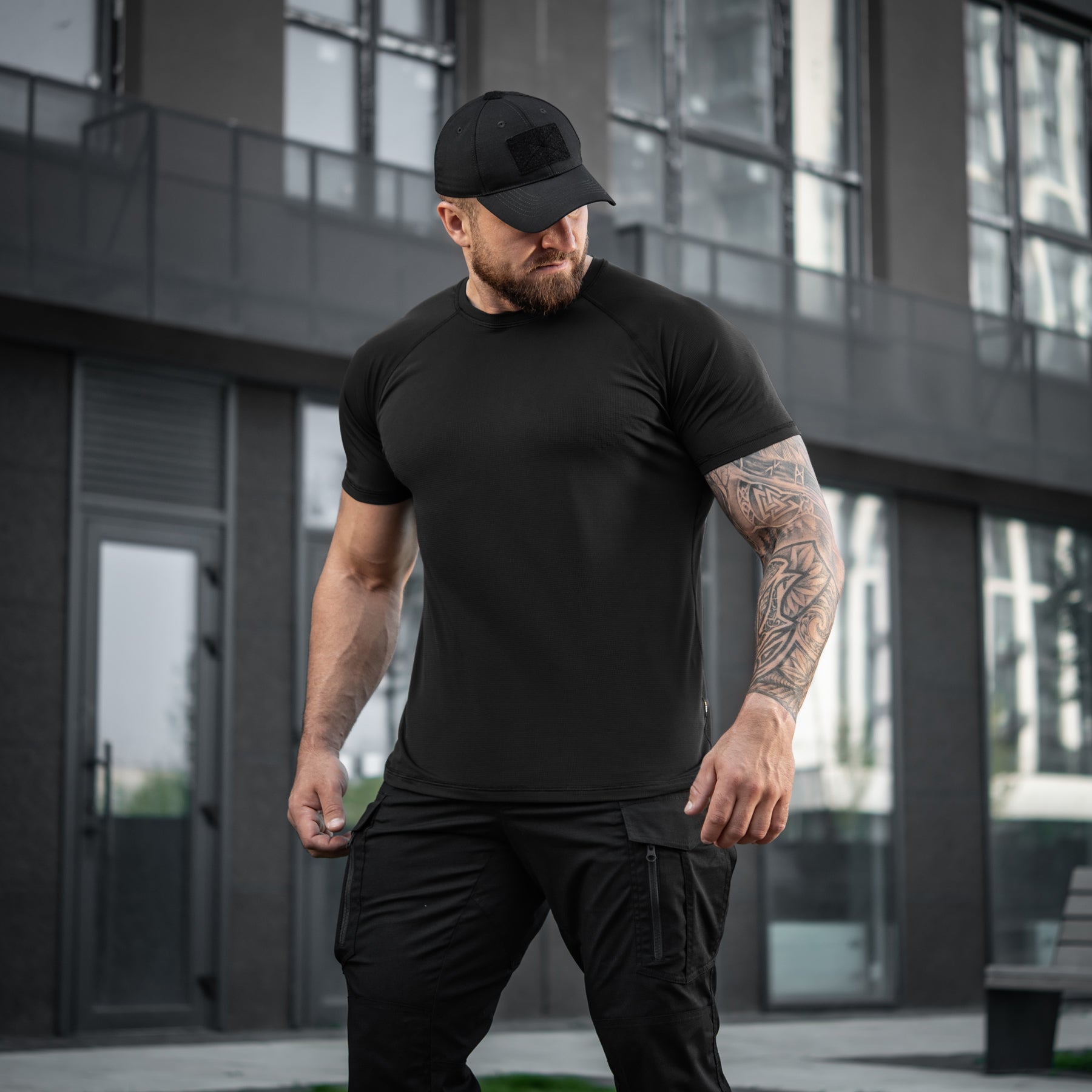 M-Tac футболка реглан Summer Vent Black