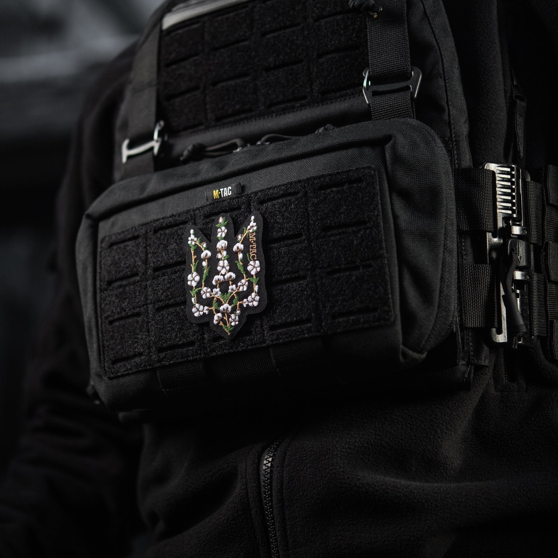 M-Tac нашивка Бавовна (вишивка) Black