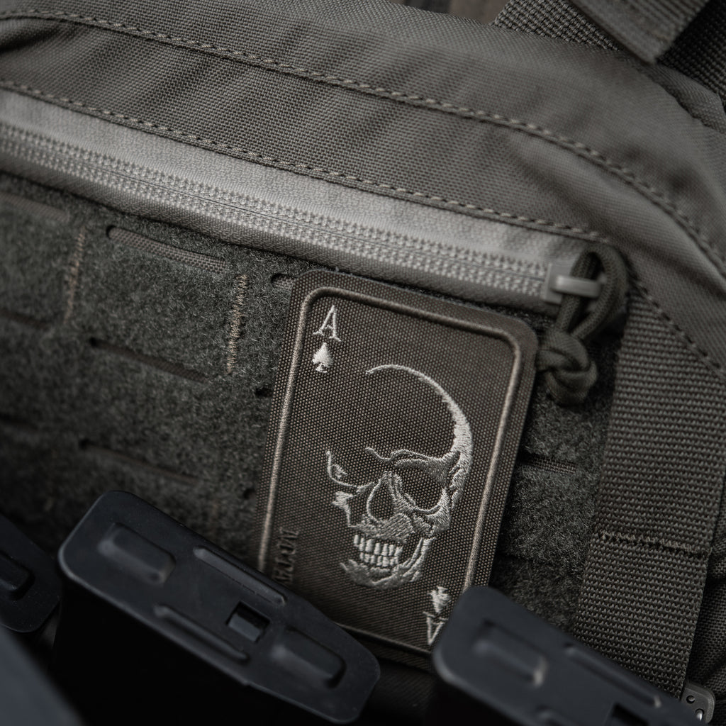 M-Tac нашивка Face of war (вишивка) Ranger Green