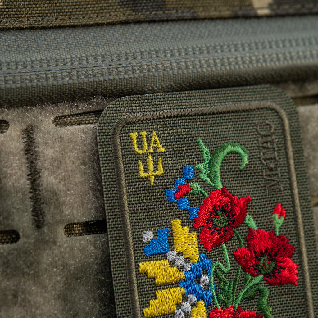 M-Tac нашивка Орнамент Мак (вишивка) Ranger Green