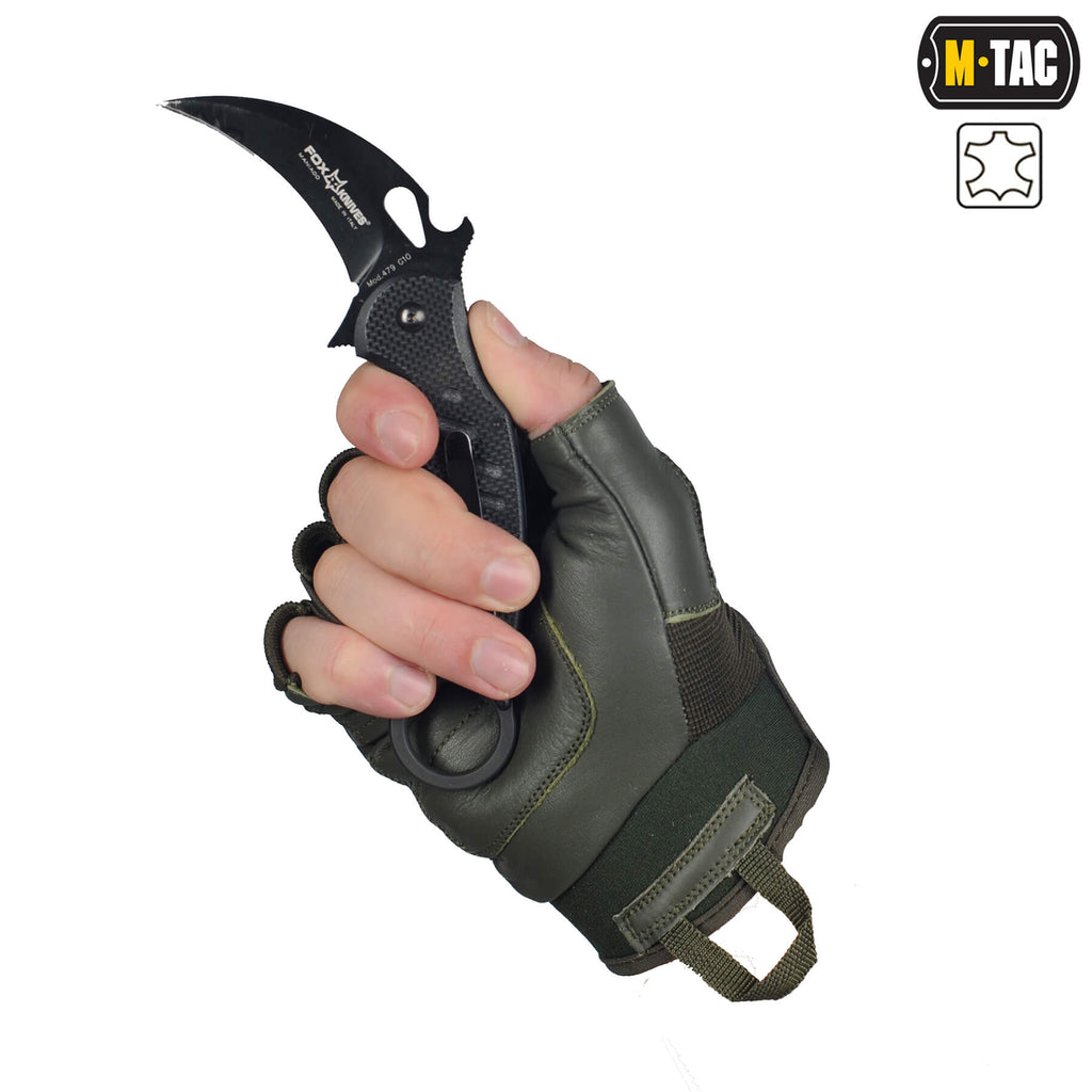 M-Tac рукавички безпалі Assault Tactical Mk.4 Olive