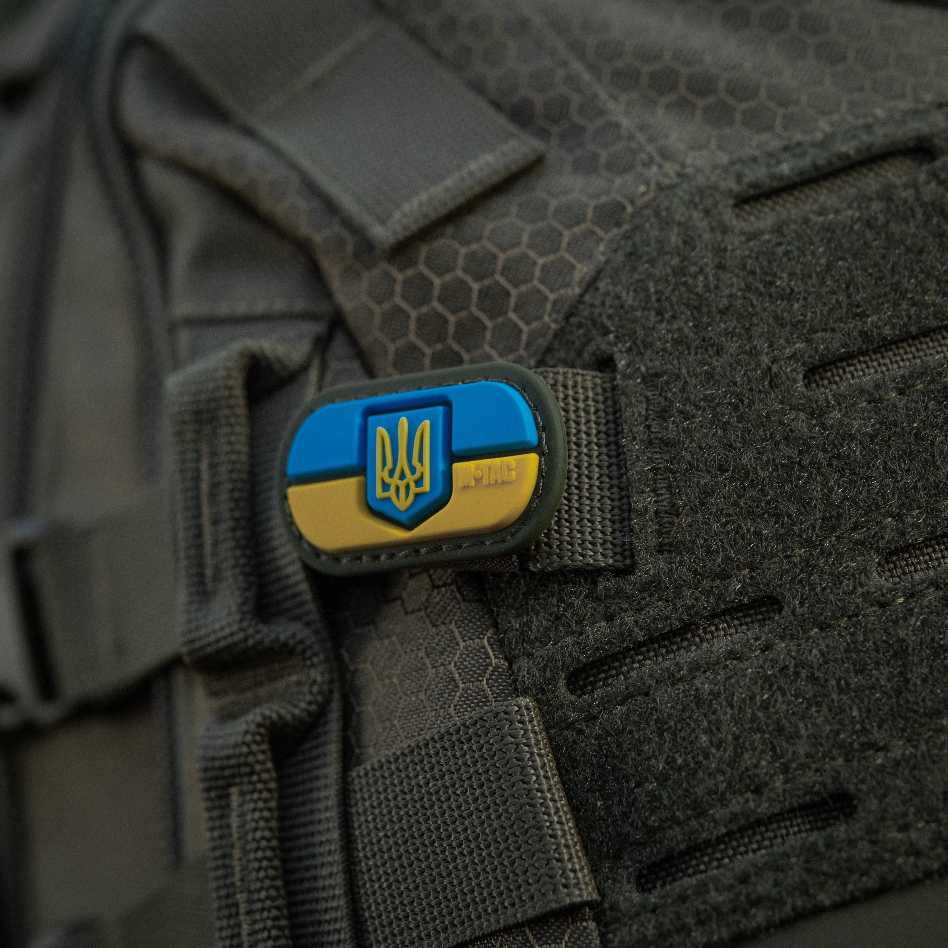 M-Tac MOLLE Patch Прапор України з гербом PVC Full Color/Ranger Green