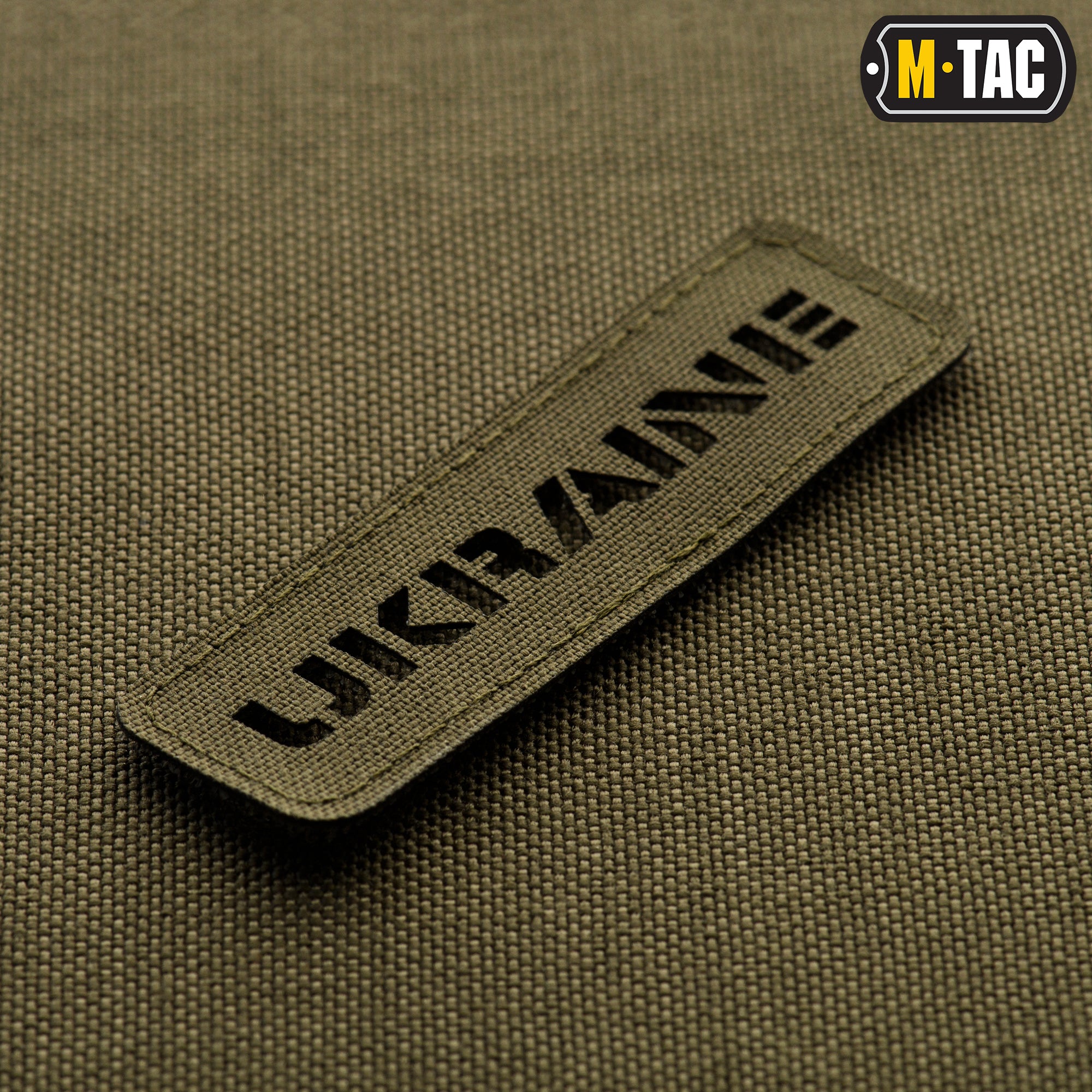 M-Tac нашивка Ukraine скрізна 25х80 Laser Cut Ranger Green