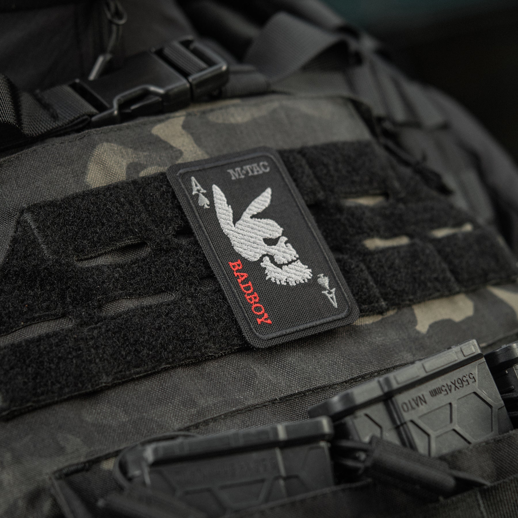 M-Tac нашивка Bad Boy (вишивка) Black