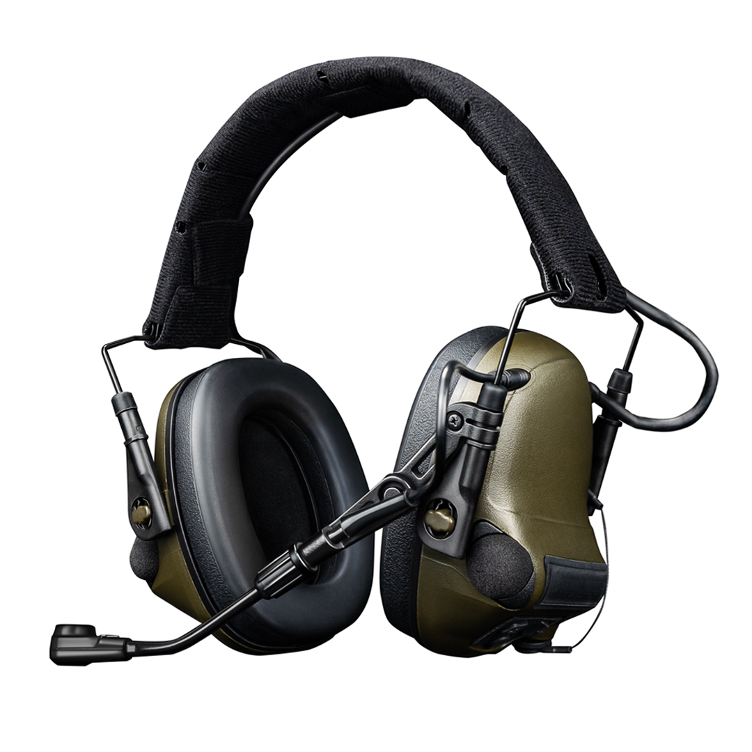 Активні захисні навушники Earmor M33 (FG) Olive з Bluetooth 5.1 та гарнітурою