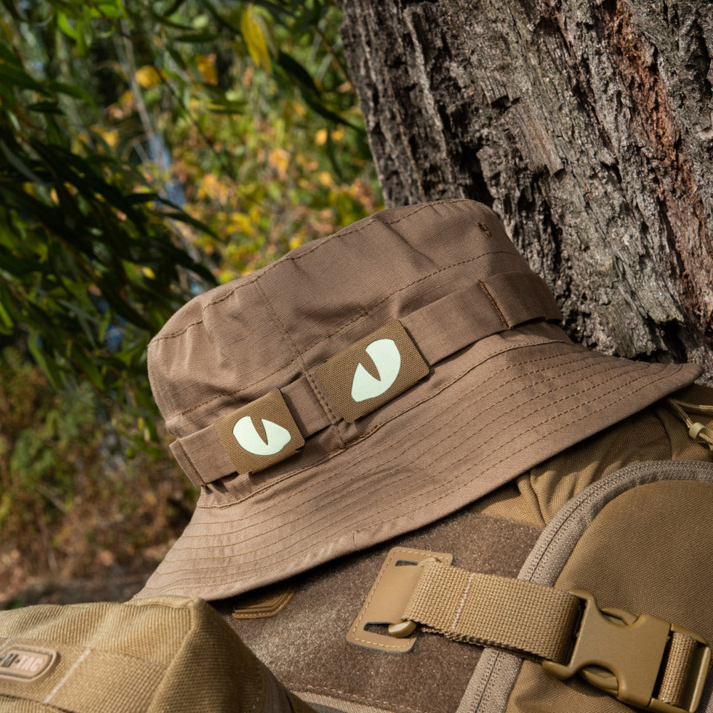 M-Tac нашивка Tiger Eyes Laser Cut (пара) Coyote