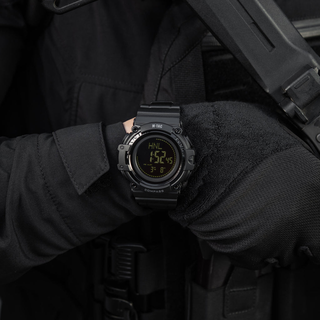 M-Tac годинник тактичний з компасом 2233 Black