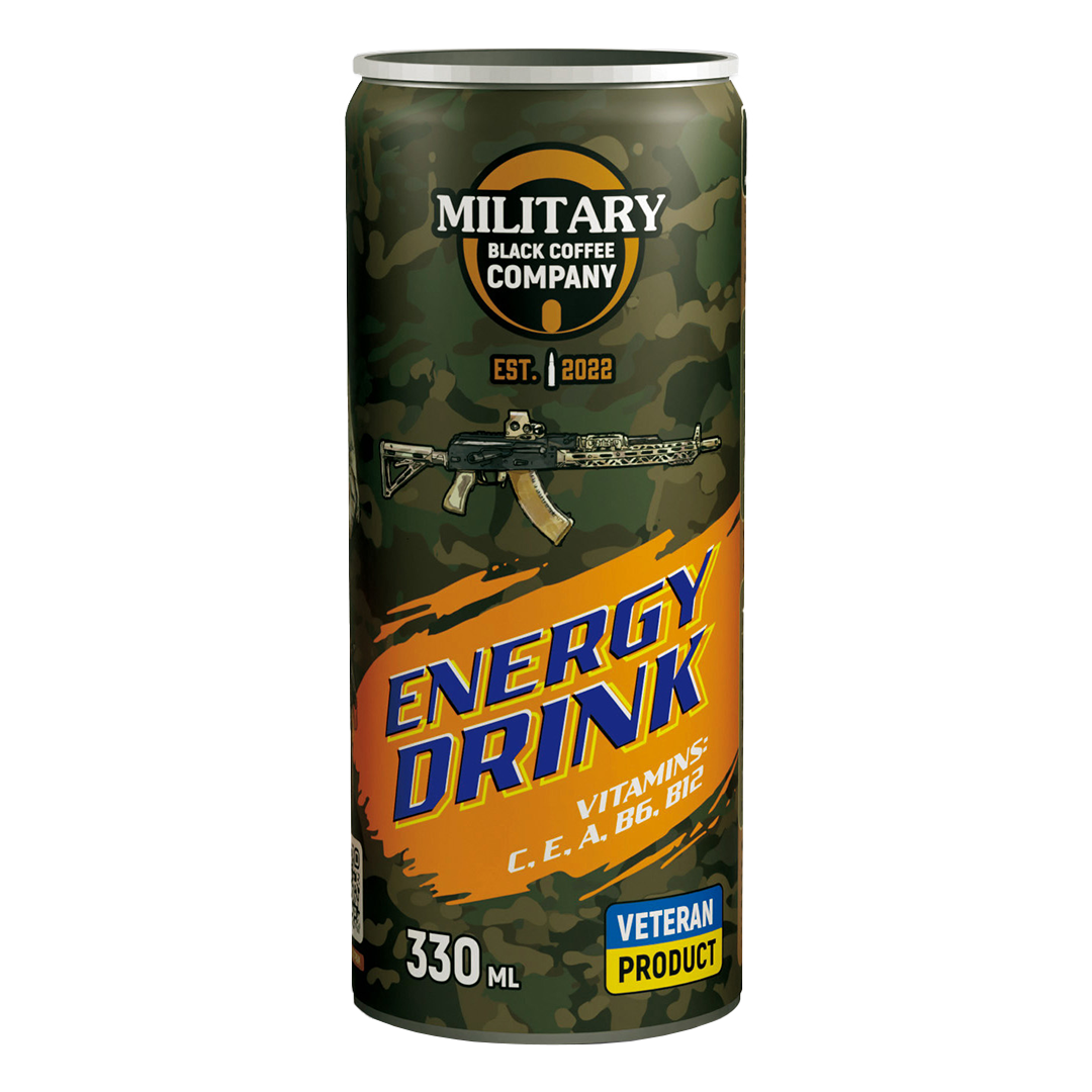 Енергетик Energe Drink АК зі смаком персик, 0.33 л