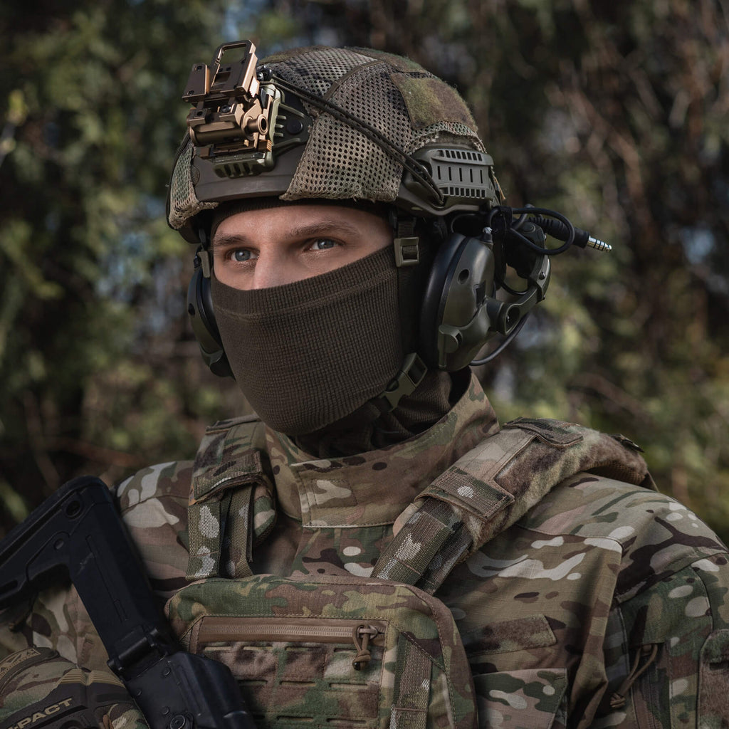 M-Tac балаклава-ніндзя Basic мікрофліс ріп-стоп Dark Olive
