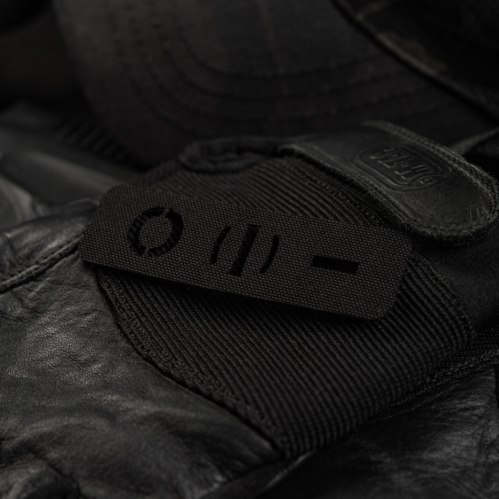M-Tac нашивка група крові O (I) - наскрізна Laser Cut 25х80 Black