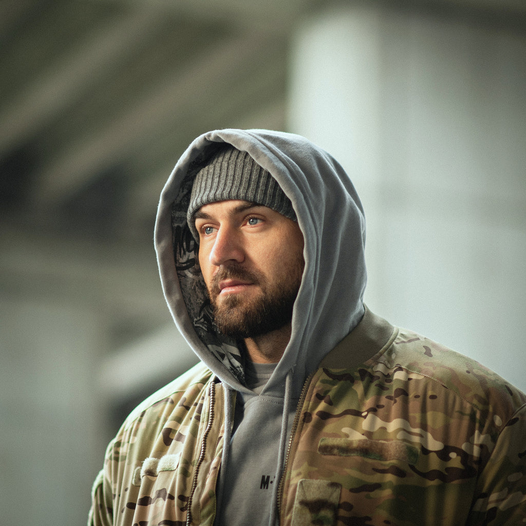 M-Tac шапка вязана 100% акрил Grey
