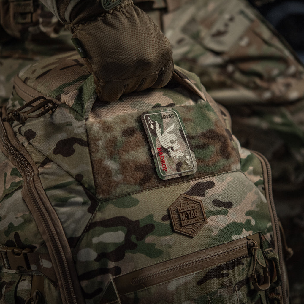 M-Tac нашивка Bad Boy (вишивка) Multicam