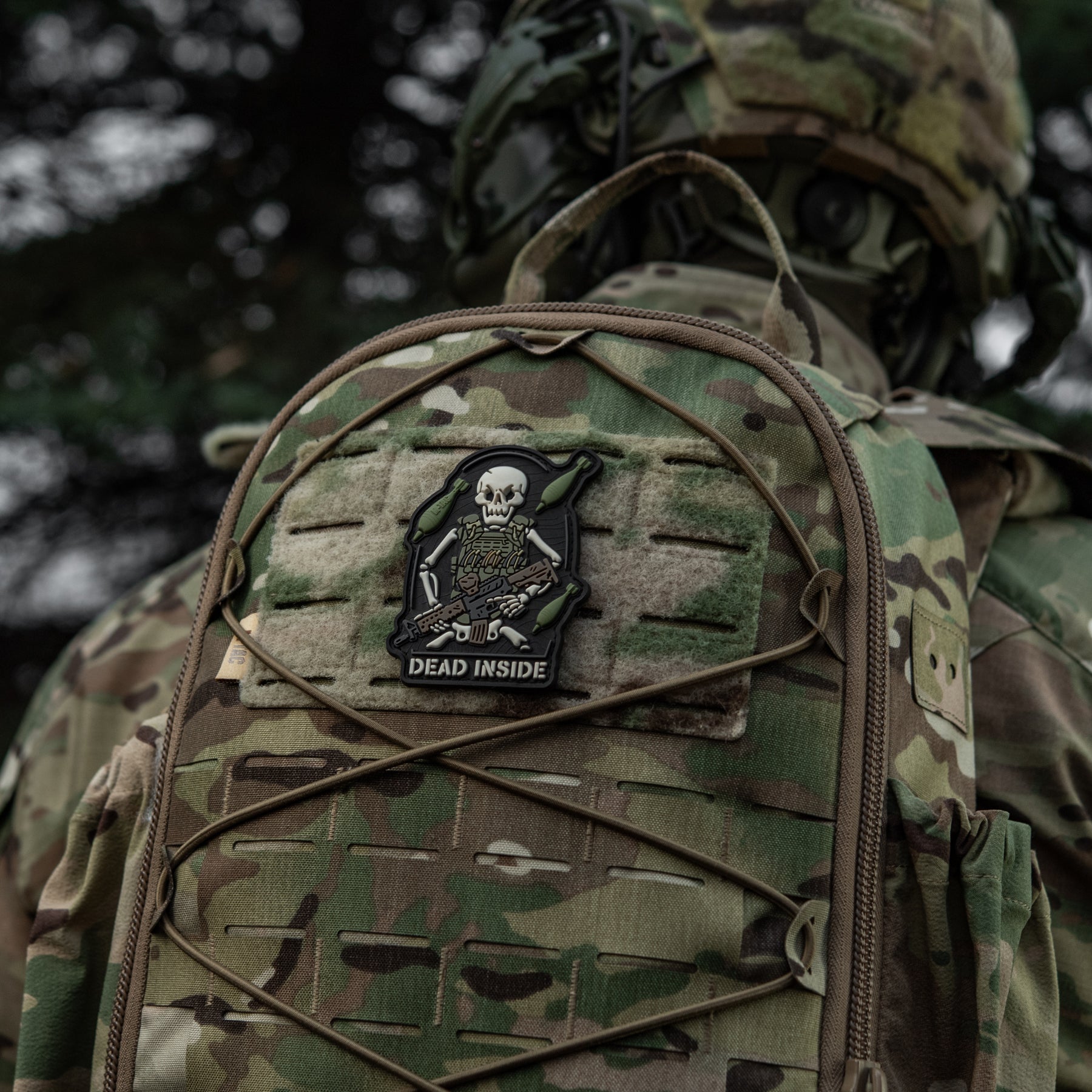 M-Tac нашивка Dead Inside Black/Olive