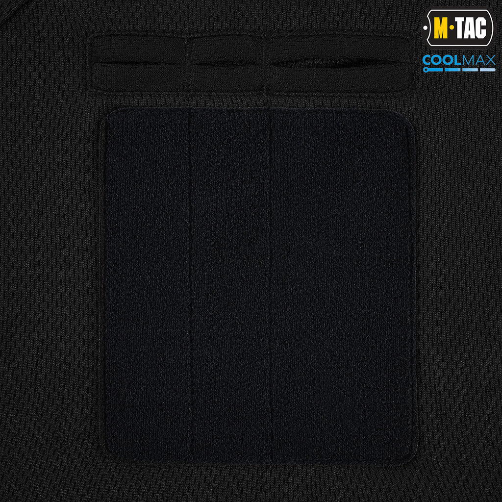 M-Tac поло Elite Tactical Coolmax Black/Dark Navy Blue