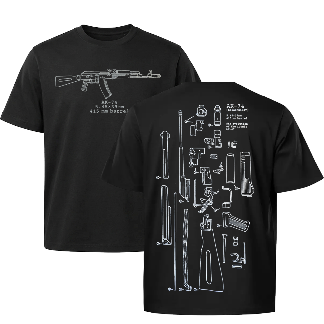 Футболка UARM АК-74 чорний