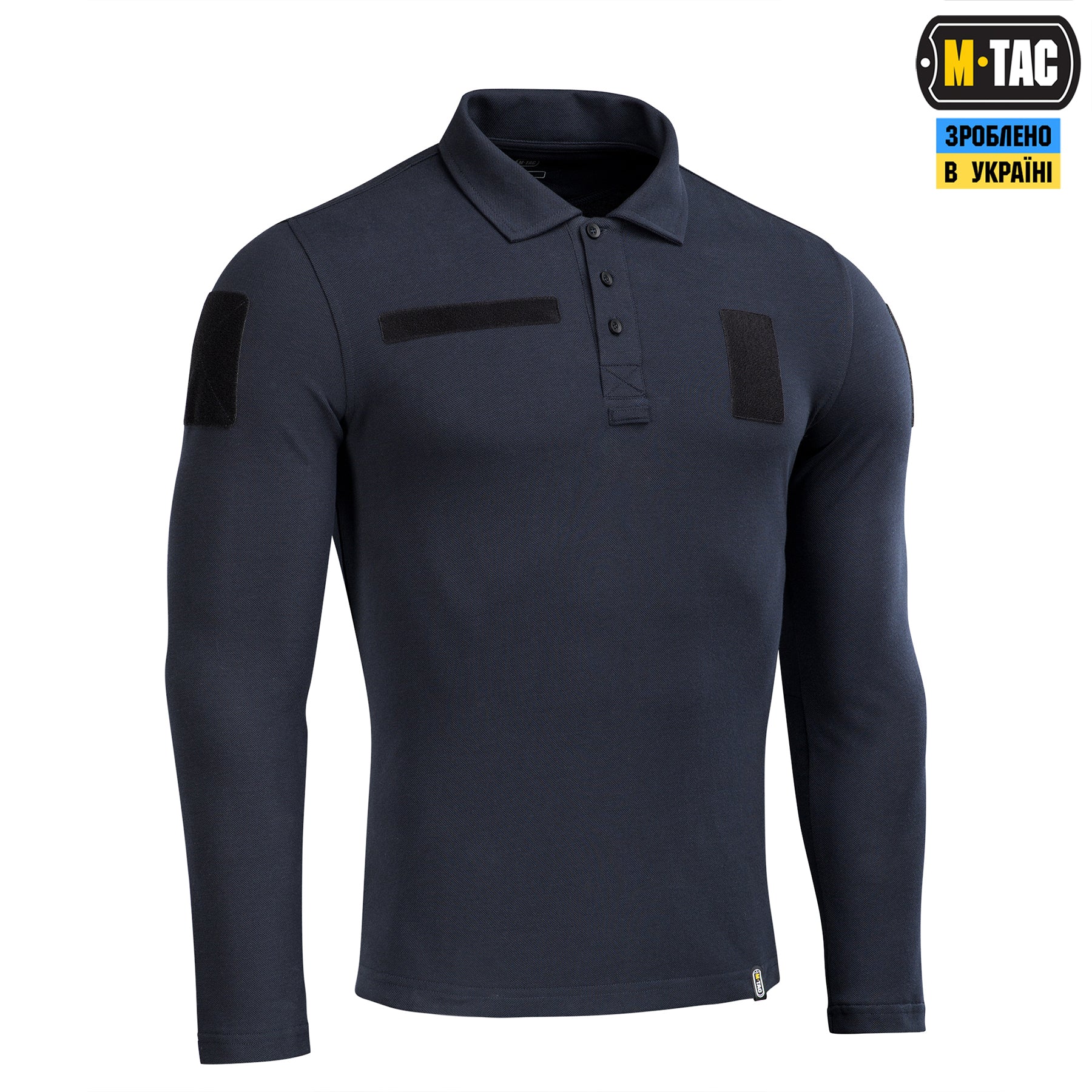 M-Tac поло тактичне довгий рукав 65/35 Dark Navy Blue