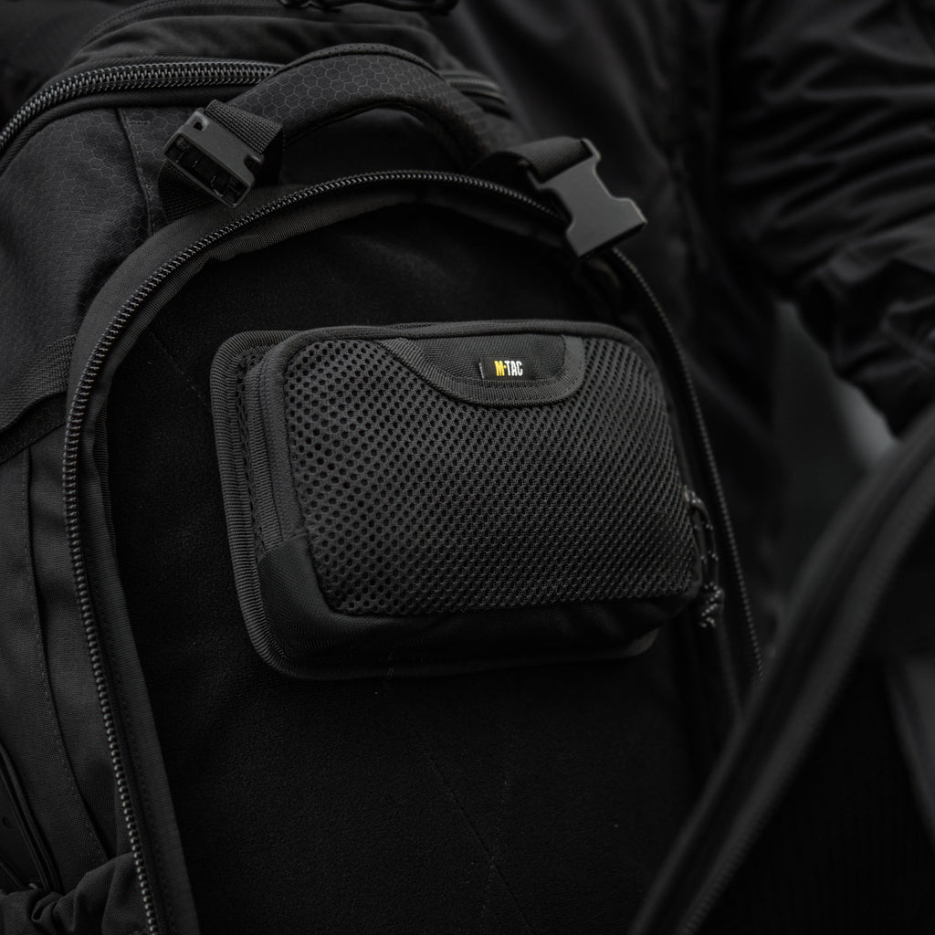 M-Tac вставка модульна кишеня на блискавці Black