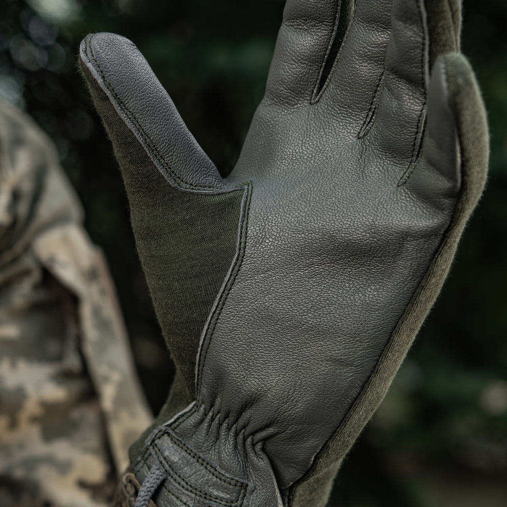 M-Tac рукавички Nomex Sport Leather Olive