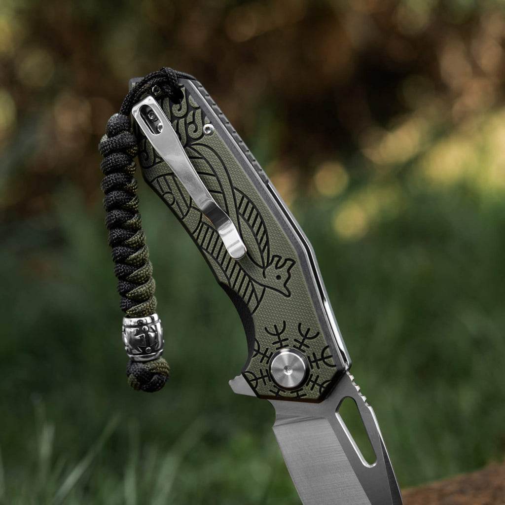 M-Tac ніж складний Type 12 Scandinavian Black/Olive
