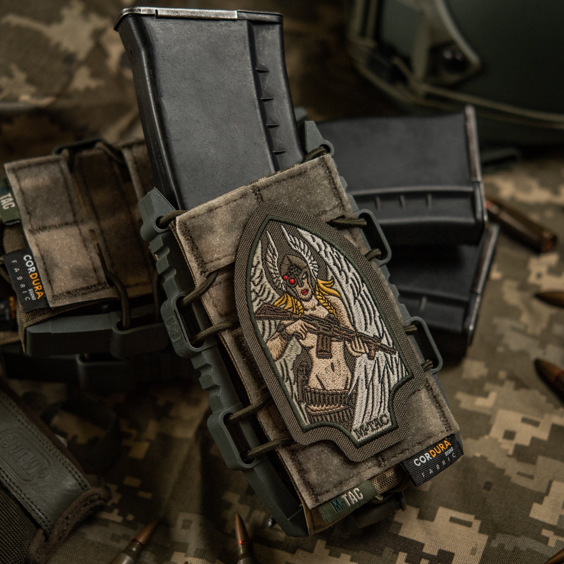 M-Tac нашивка Valkyrie (вишивка) Ranger Green