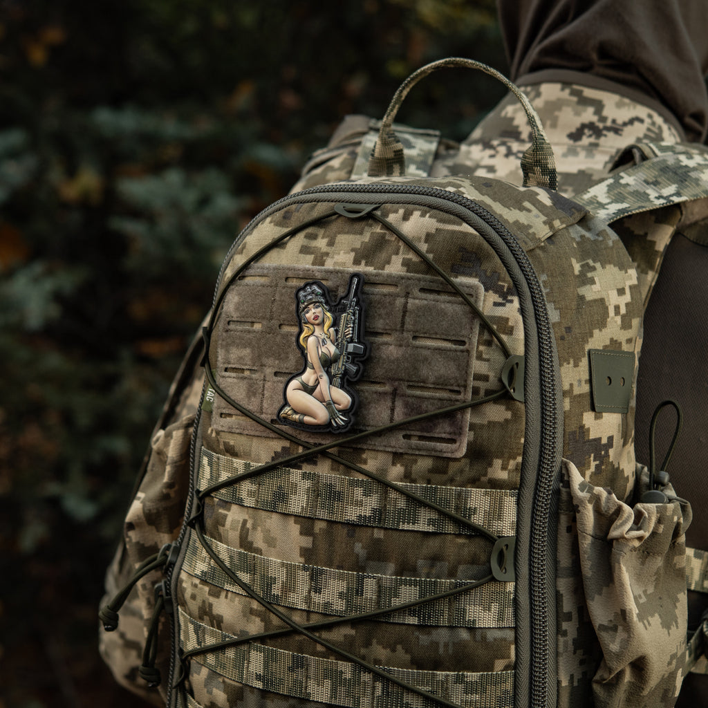 M-Tac нашивка Tactical girl №5 PVC Olive