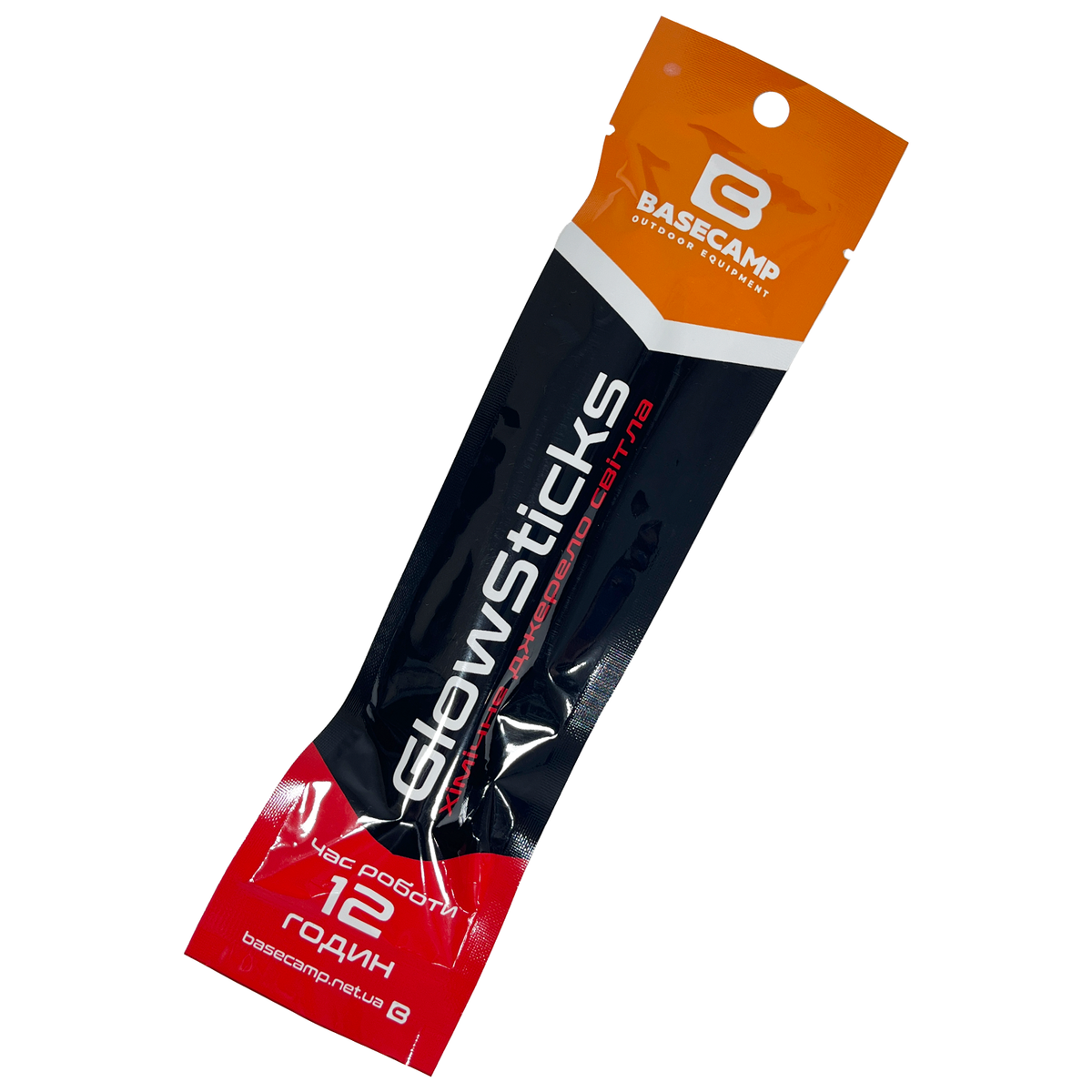 Хімічне джерело світла BaseCamp GlowSticks, Red