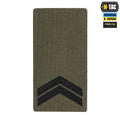 M-Tac погон на липучці Молодший сержант (вишивка) Ranger Green