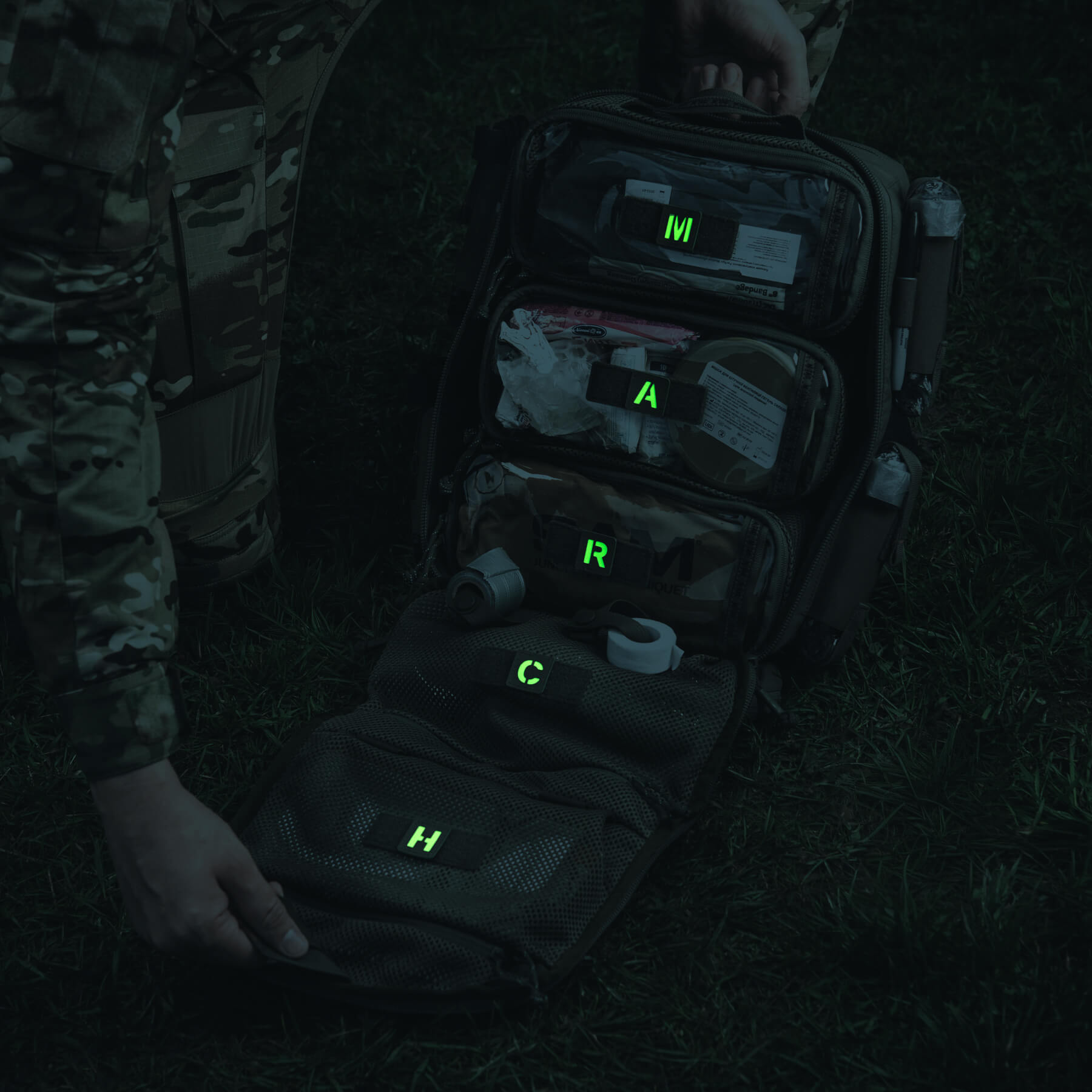 M-Tac нашивка MARCH Ranger Green/Green/GID
