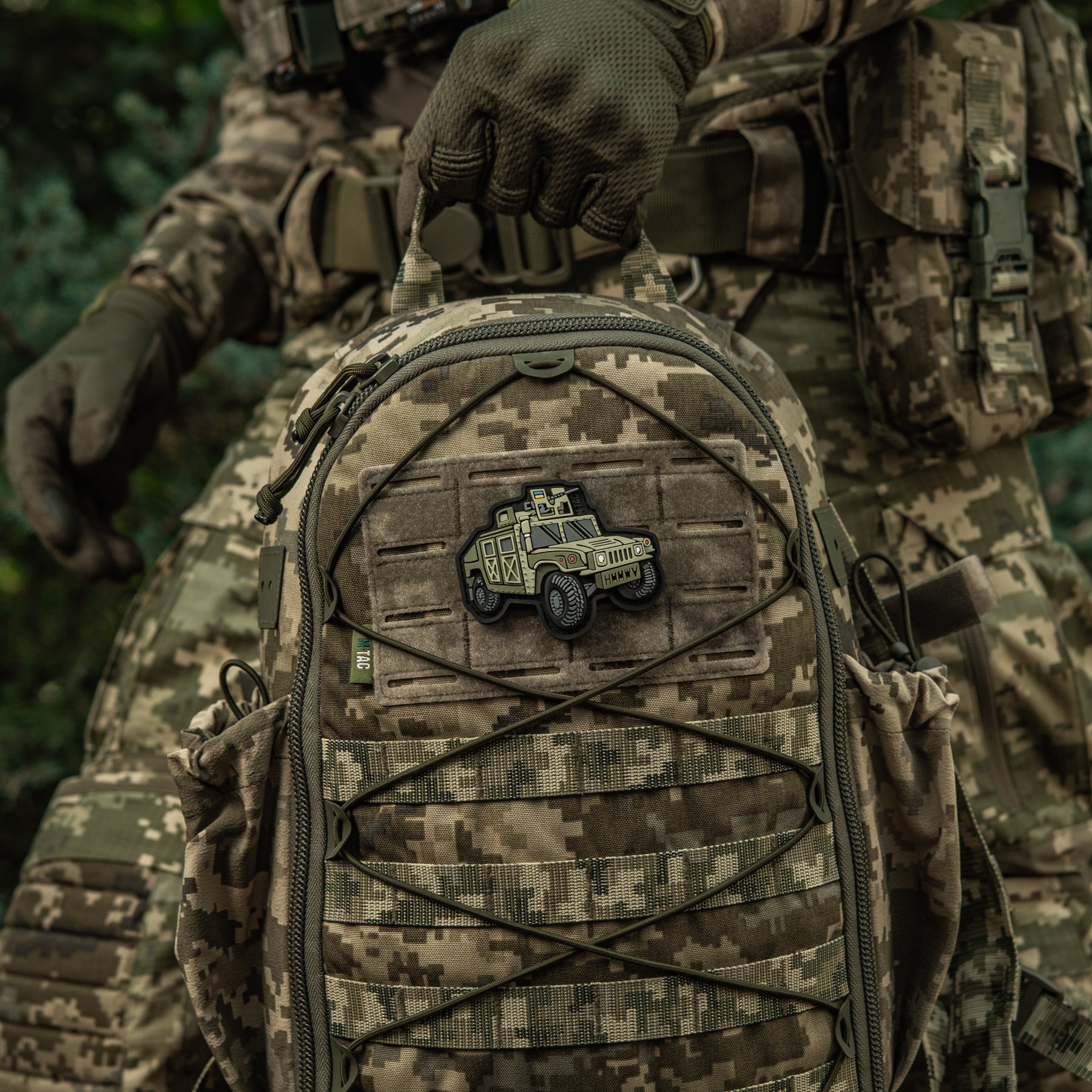 M-Tac нашивка HMWWV (PVC) olive