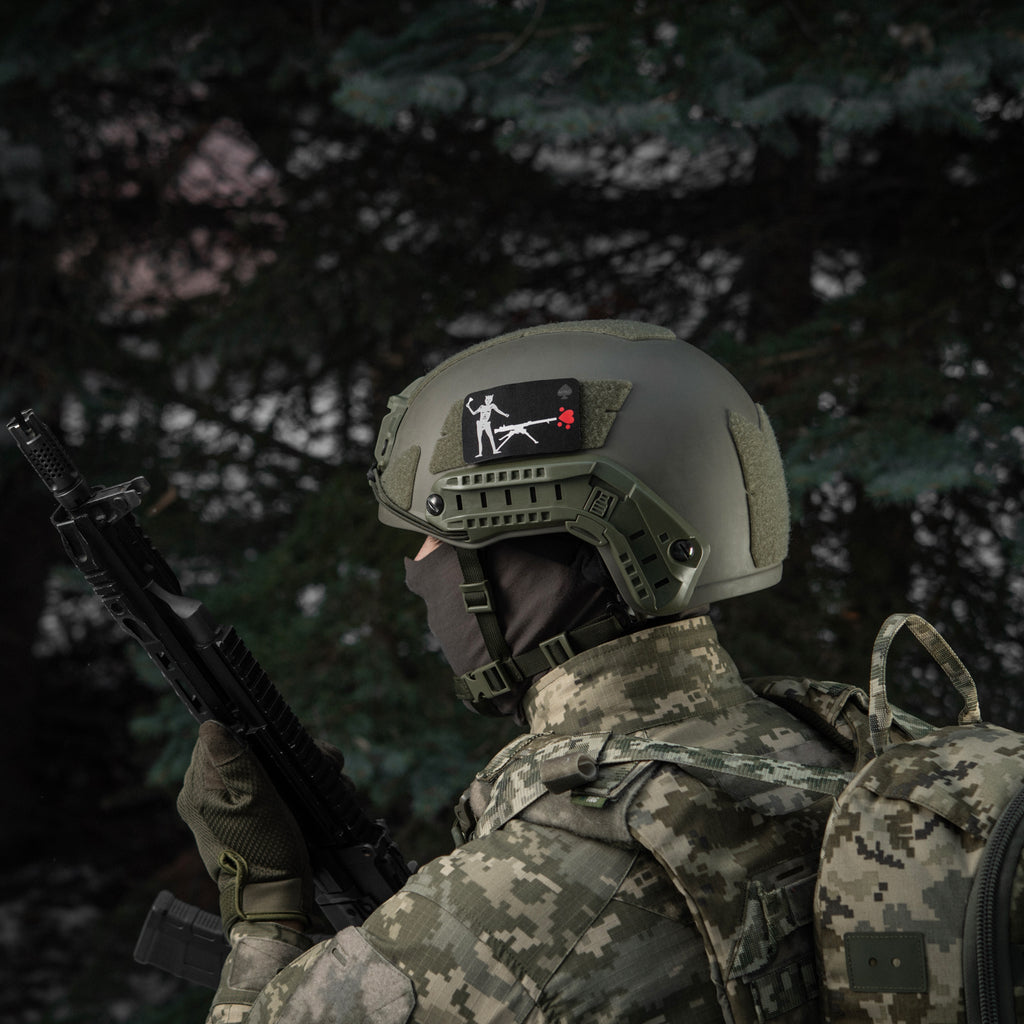 M-Tac нашивка прапор Чорна Борода СПГ-9 Black