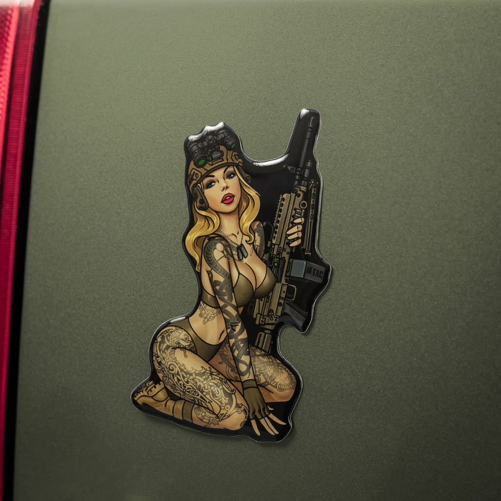 M-Tac наклейка Tactical girl №5 Skandinavik