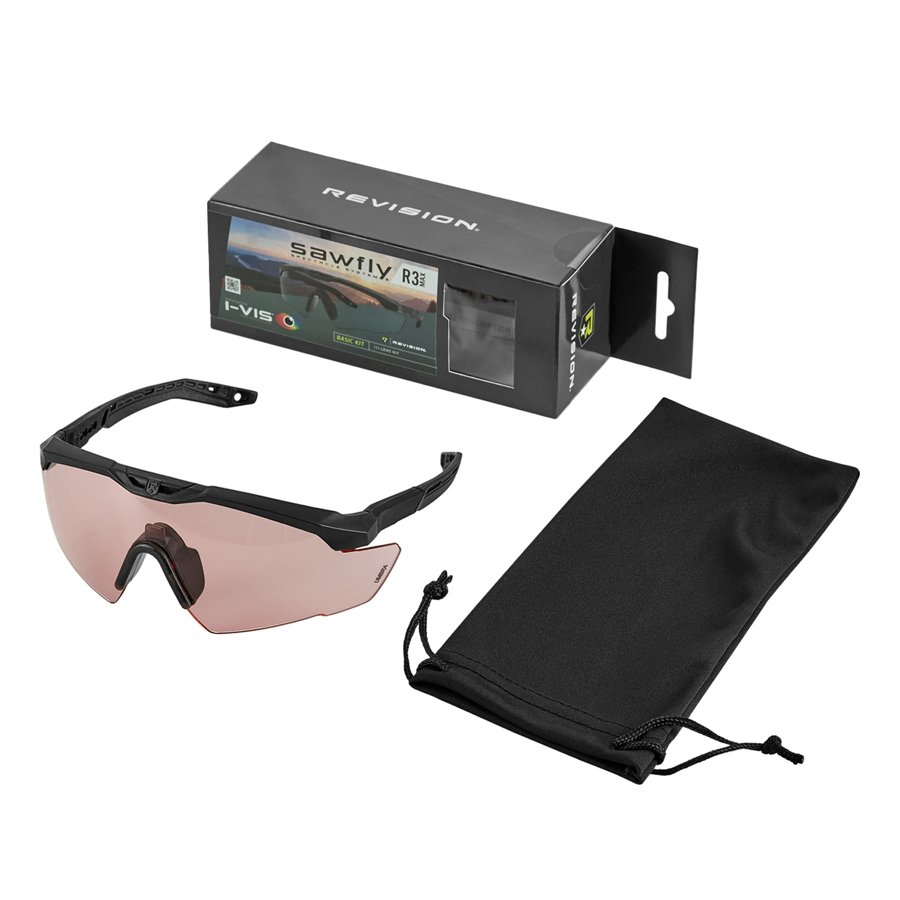 Revision окуляри Sawfly R3 Max Black Frame I-Vis Umbra Lens Regular