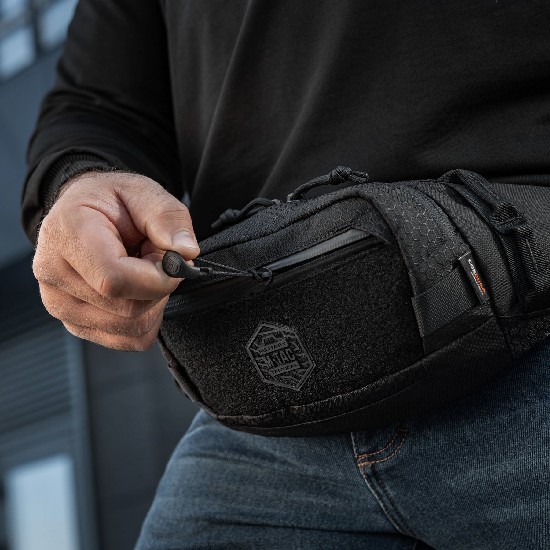 M-Tac сумка Waist Bag Hex Black