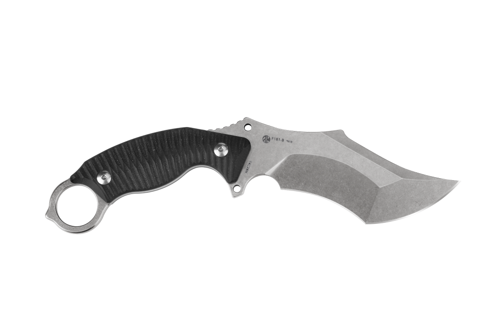 Ніж фіксований мисливський Ruike F181-B, (11.5 см) 14C28N / G10 чорний