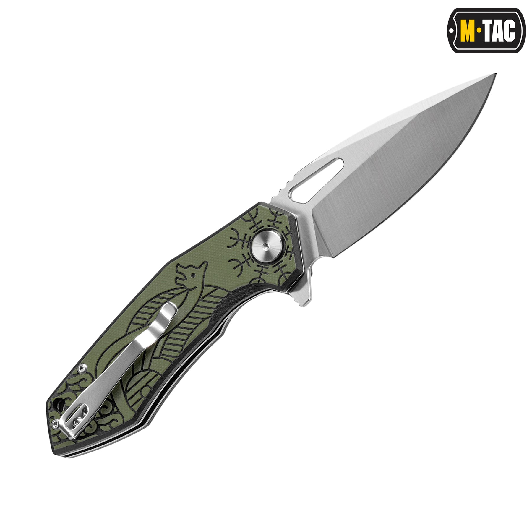 M-Tac ніж складний Type 12 Scandinavian Black/Olive