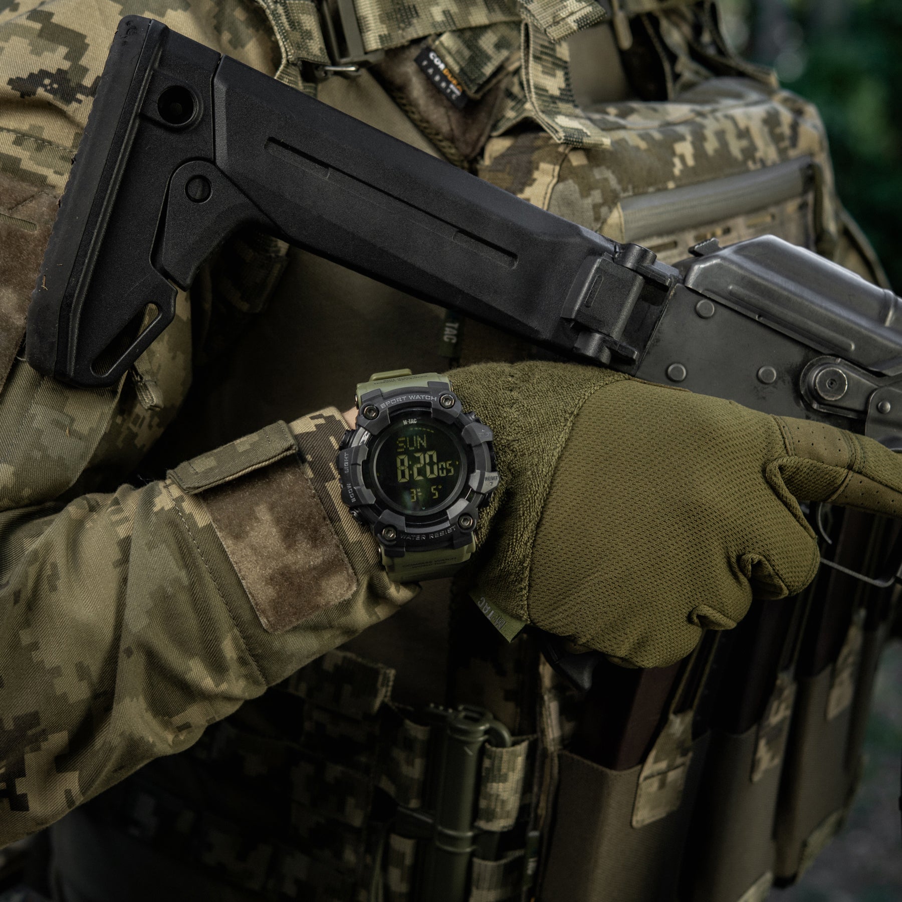 M-Tac годинник тактичний 2037 Army Green